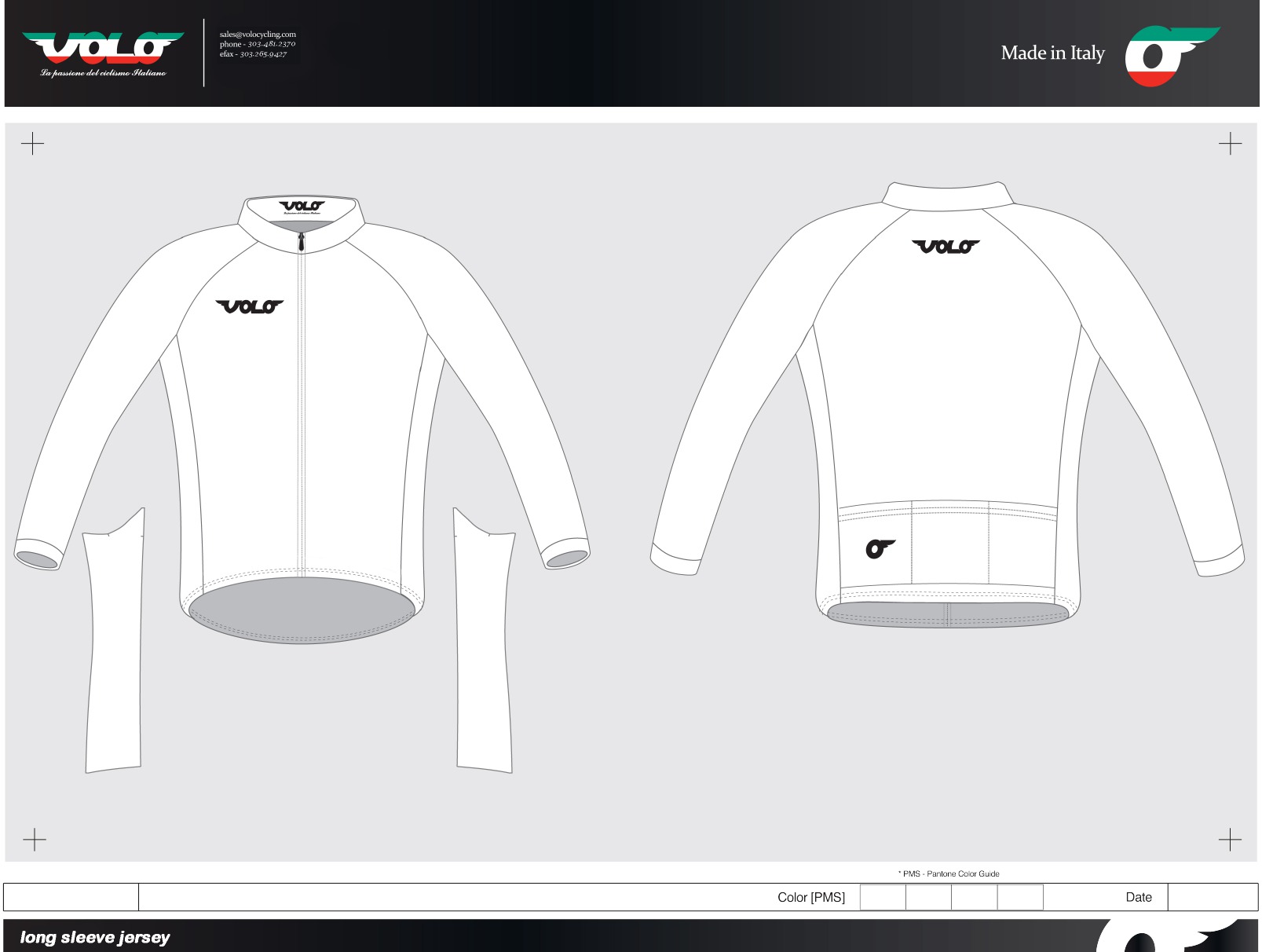 Cycling Jersey Design Template